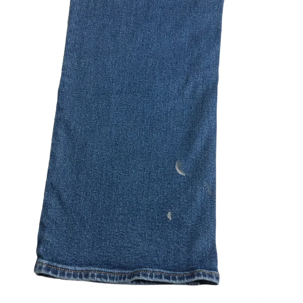 Old Navy Built In Flex Jeans Mens 42x32 Straight Leg Blue Medium Wash Workwear